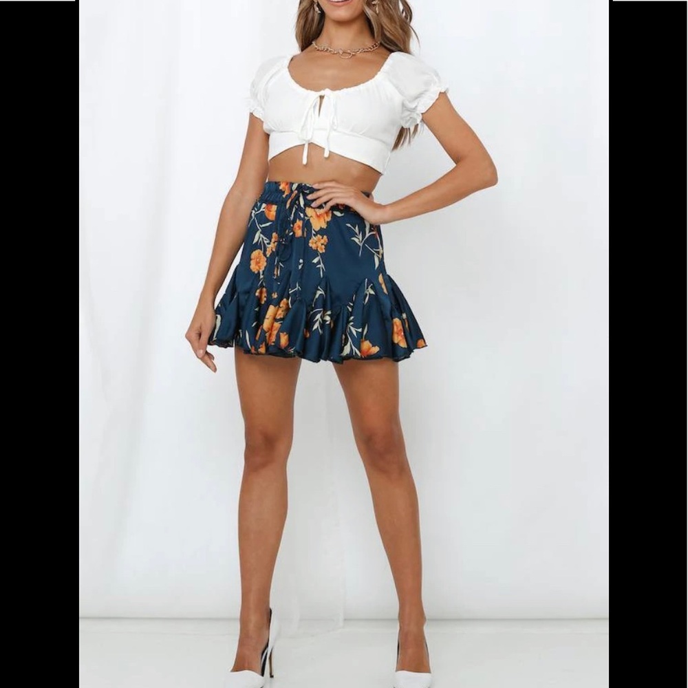 Hello Molly Indikah floral skirt